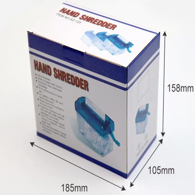 

Creative Office A6 Mini Manual Paper Shredder Desktop Manual Paper Shredder