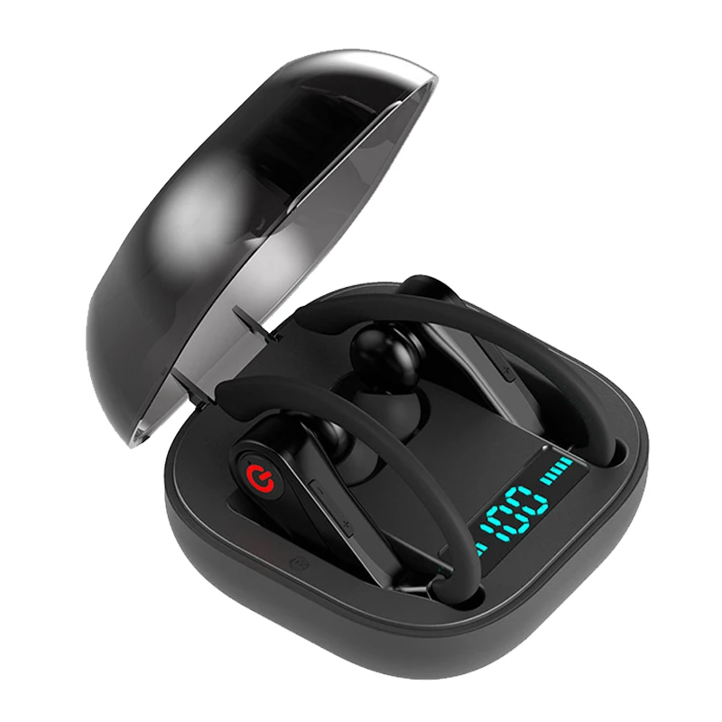 TWS Bluetooth наушники спортивные наушники с шумоподавлением истинные Беспроводные наушники с микрофоном водонепроницаемый дисплей power Pro
