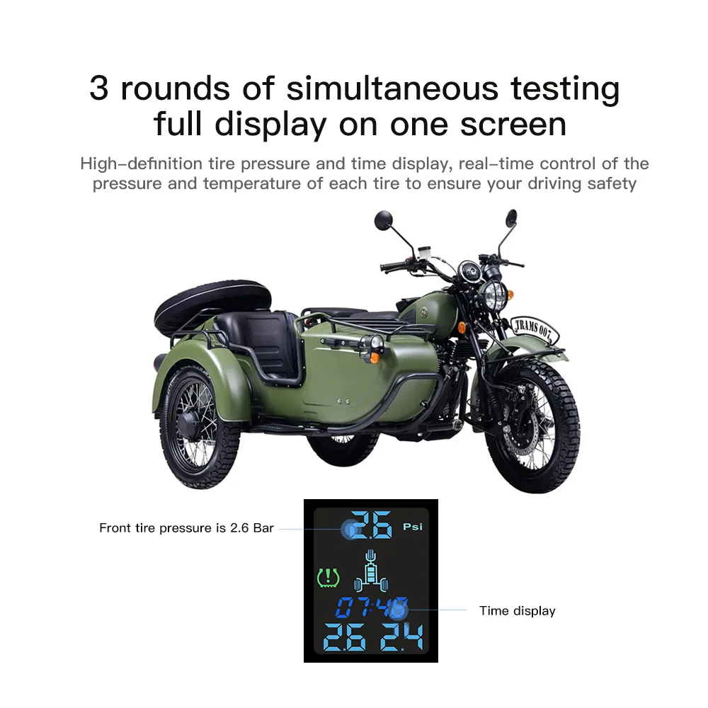 Умная автомобильная система контроля давления в шинах с ЖК дисплеем|Датчик