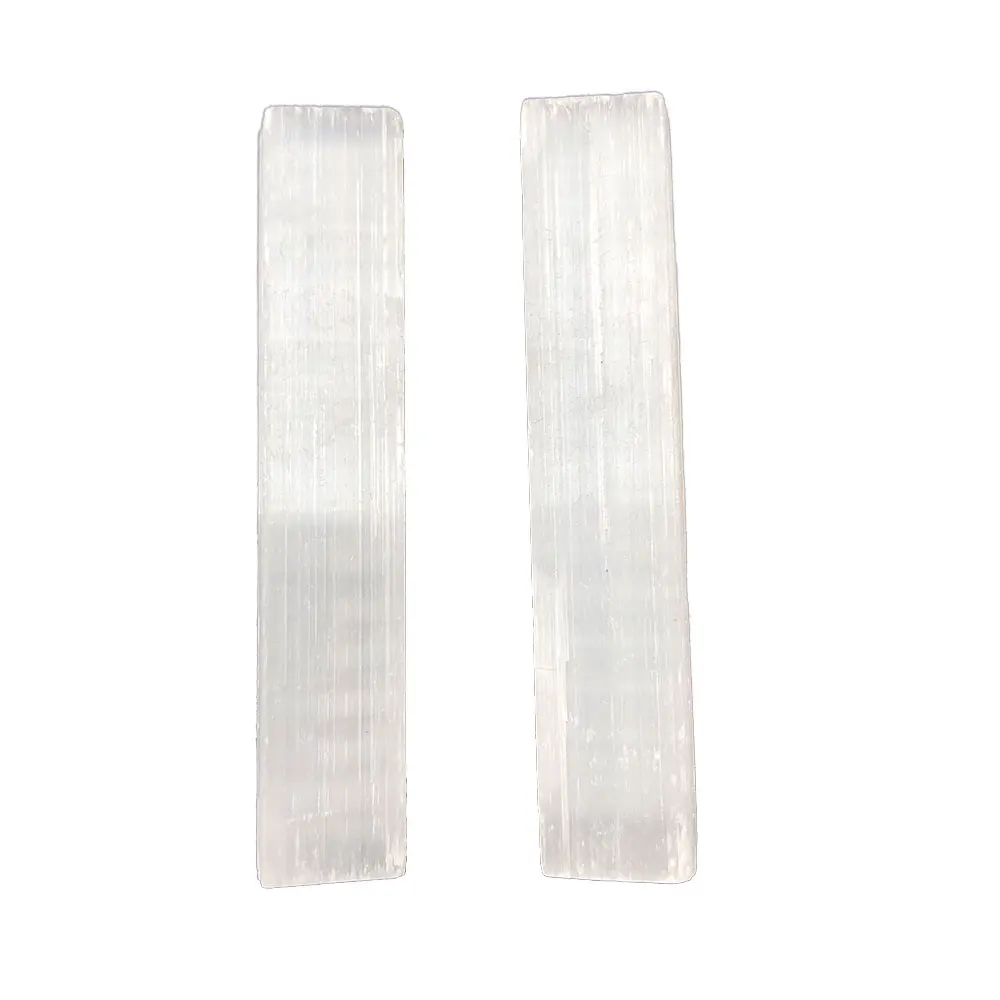 1pc Natural Selenite Stick Raw Crystal Mineral Healing Stone Reiki Gift Chakra Gypsum Crafts Home Room Decoration Accessories - купить по