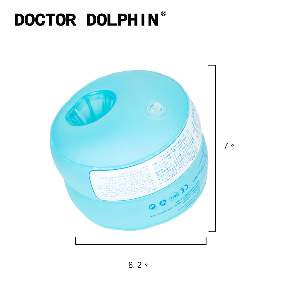 Надувные двойные повязки на руку Doctor Dolphin 7 дюймовые рукава водяные крылья