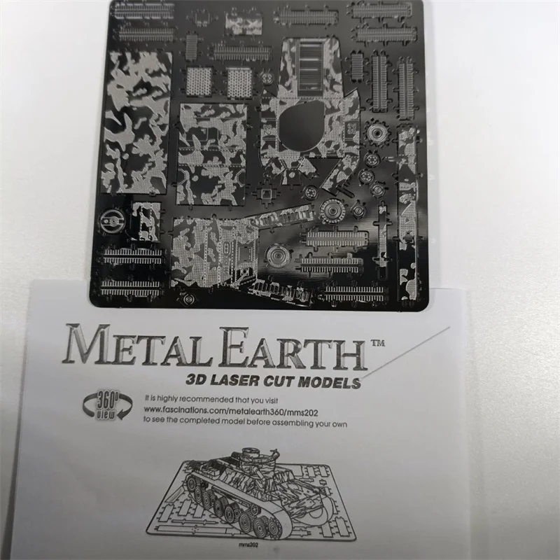 Металлический 3D-пазл в виде танка для автомобилей лазерная вырезка | Игрушки и