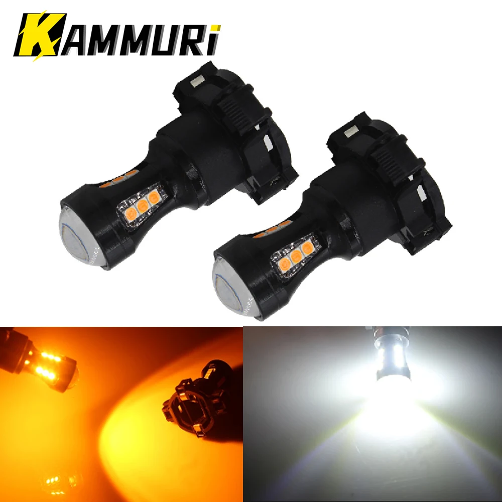 

2x Canbus PY24W LED Turn Signal Light For Audi Q5 A4 B8 BMW 5 Series E83 X3 F25 X6 E70 E71 F10 For Range Rover Amber Yellow Bulb