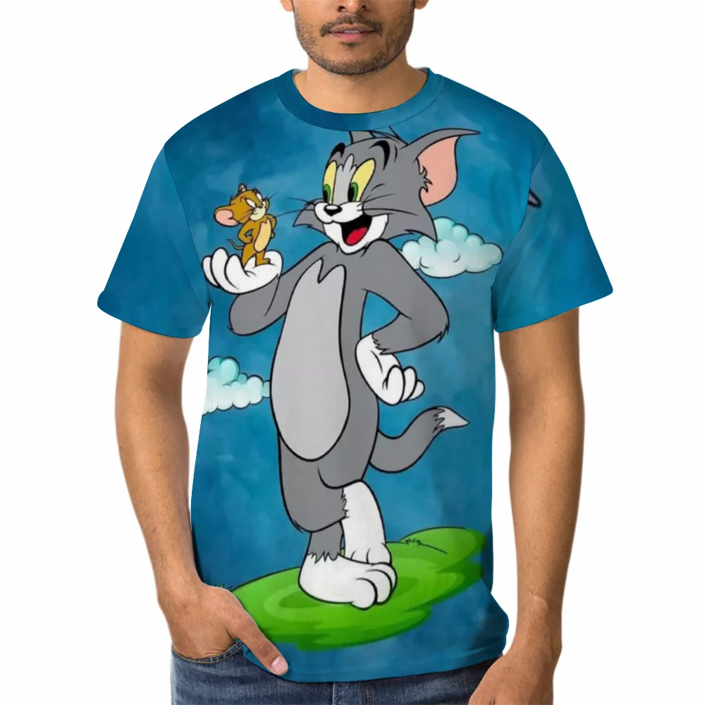 

Summer Men And Women Cool Short Sleeves, Popular Cartoon Characters 3d Printed Comfortable Top Breathable