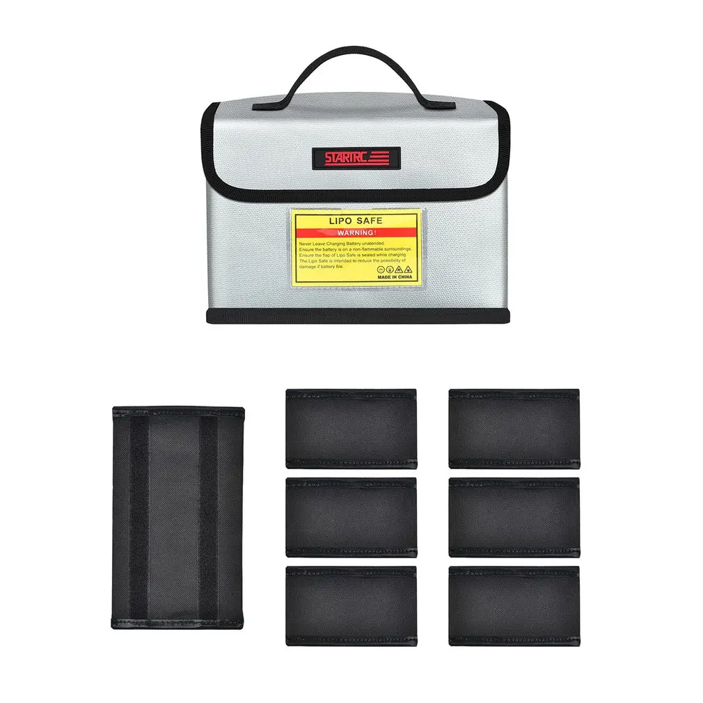 

Lithium Battery Explosion-proof Bag Fireproof Flame-retardant Battery Rechargeable High Temperature Storage Bag