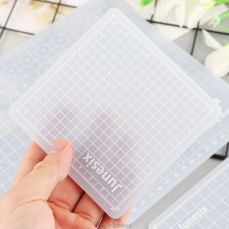 

Translucent Cutting Pad Hand Account Sticker Scraping Compound PVC Multi-Purpose Cutting Pad Rubber Stamp Cutting Board For F26