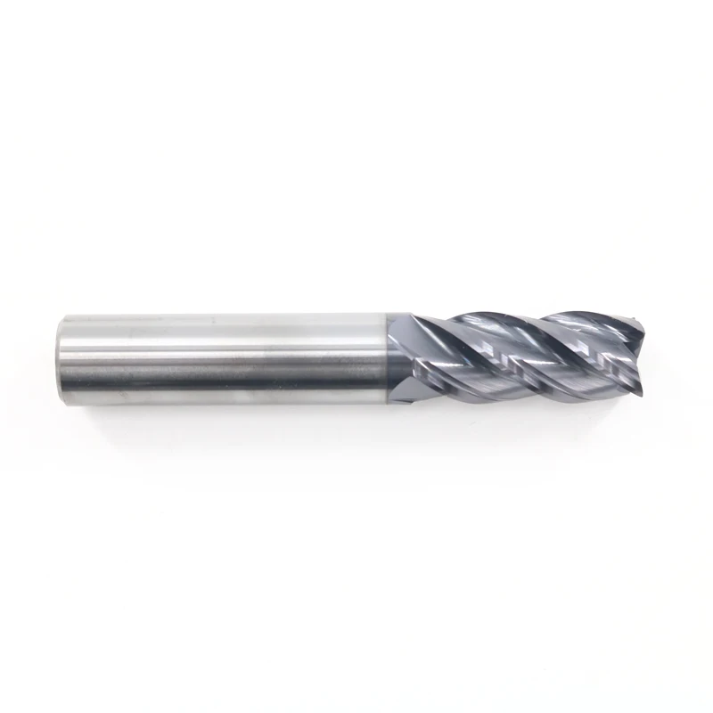5Pcs HRC45 6mm Milling Cutter Tool 4 Flute Tungsten Cobalt Alloy CNC Machine/Lathe TiCN Coating | Инструменты