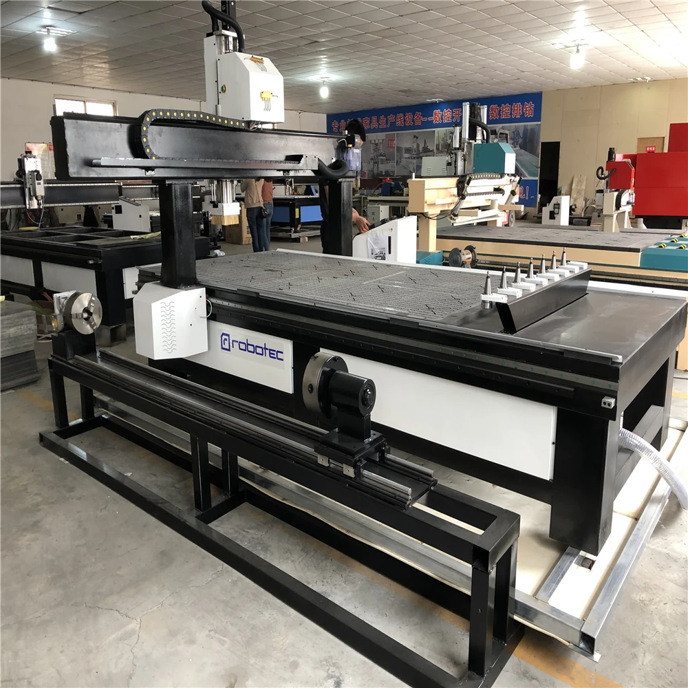 Фрезерный станок с ЧПУ для резьбы по дереву 4 оси 3 кВт | Инструменты