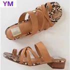 Женские босоножки с открытым носком, сандалии на высоком толстом каблуке, универсальные туфли в римском стиле, лето 2021