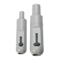 2pcs grey universal saliva swivel sucker suction handle with adjustable valve strong weak suction autoclavable dental tool