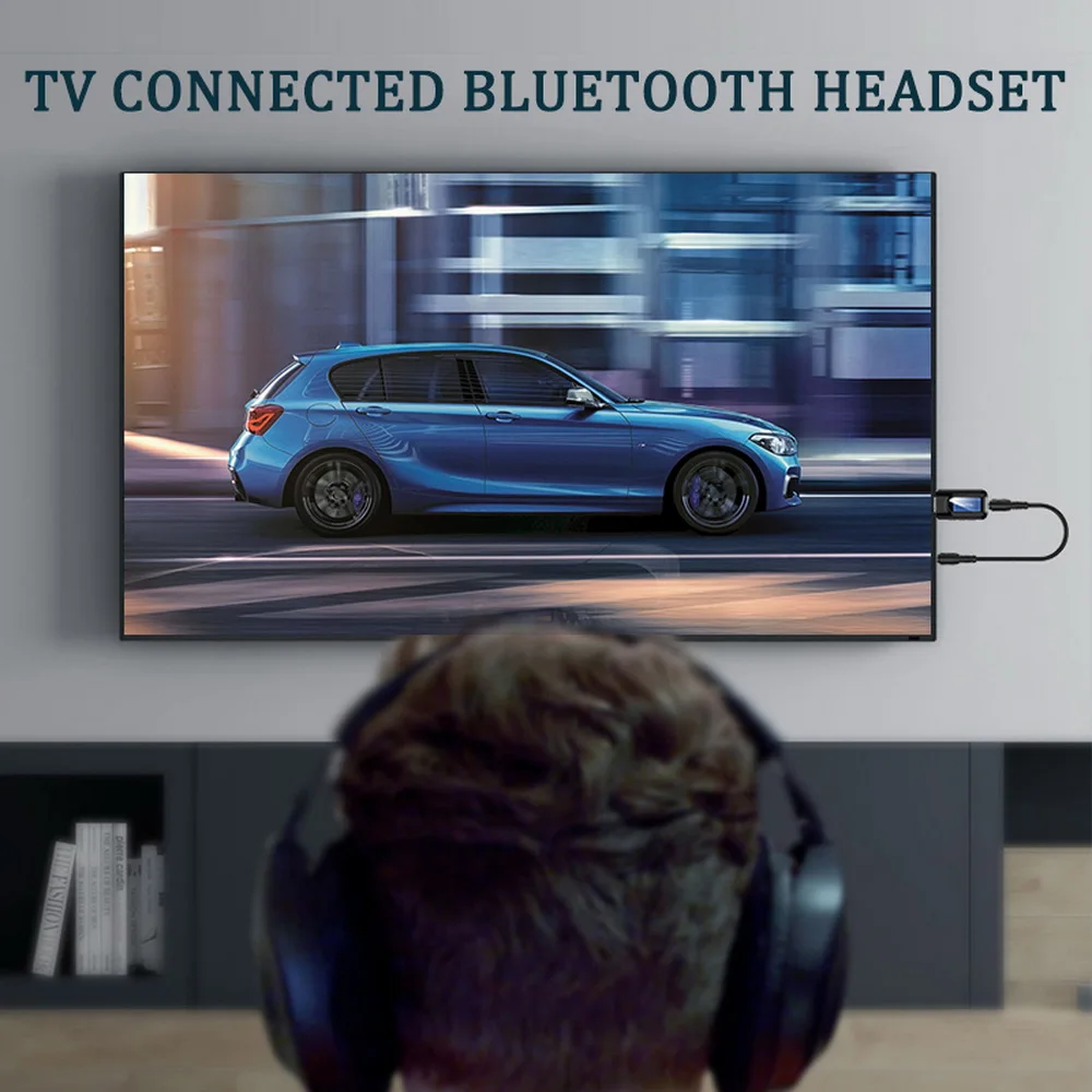 USB Bluetooth 5 0 аудио передатчик приемник ЖК-дисплей 3 мм стерео беспроводной адаптер
