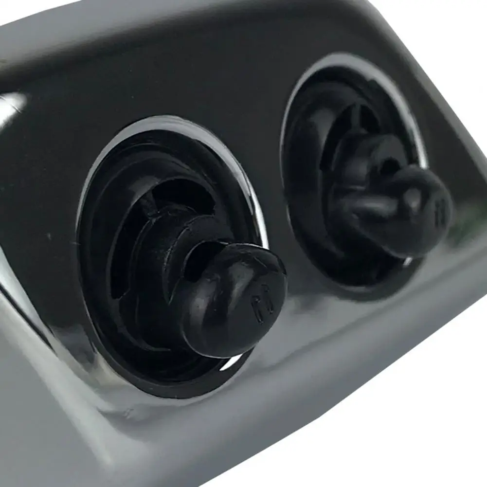 

1Pair Headlight Spray Nozzle Wear-resistant Fine Workmanship ABS Car Left Right Headlight Washer Spout Jet DA805833AA for Auto