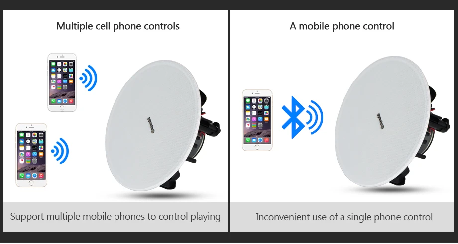Oupushi продукт Wifi потолочный динамик Wifi усилители для дома семейный фон Музыка