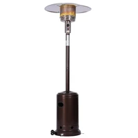 46000 btu outdoor gas heater patio standing heater stove propane gas portable with auto shut off and simple ignition system
