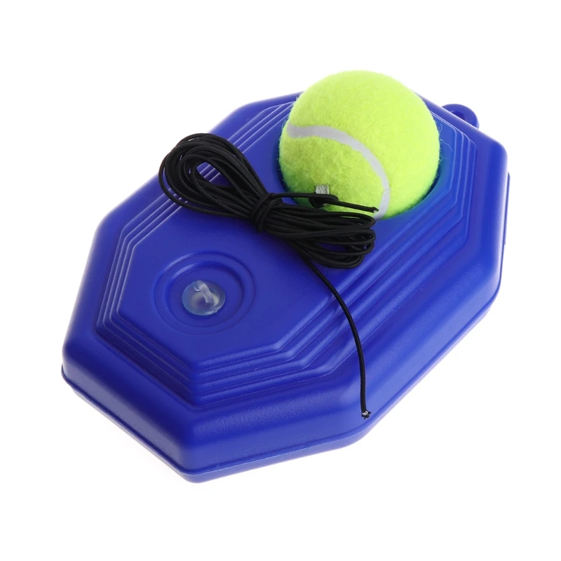 

New Tennis Ball Tool Racket Practice Octagon Baseboard Elastic Rope Sparring
