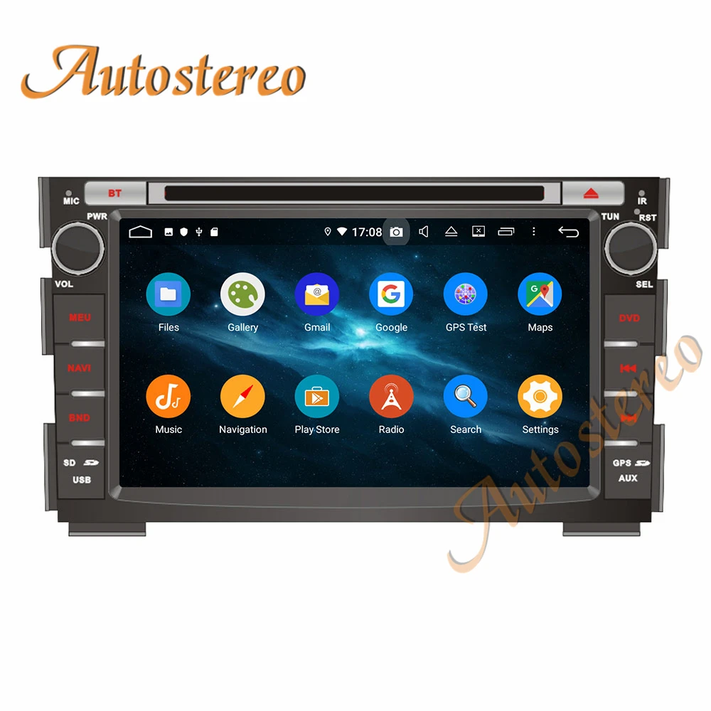 Автомобильный CD DVD-плеер Android 9 PX5/PX6 GPS-навигатор для KIA Ceed 2010-2012 автомобильный