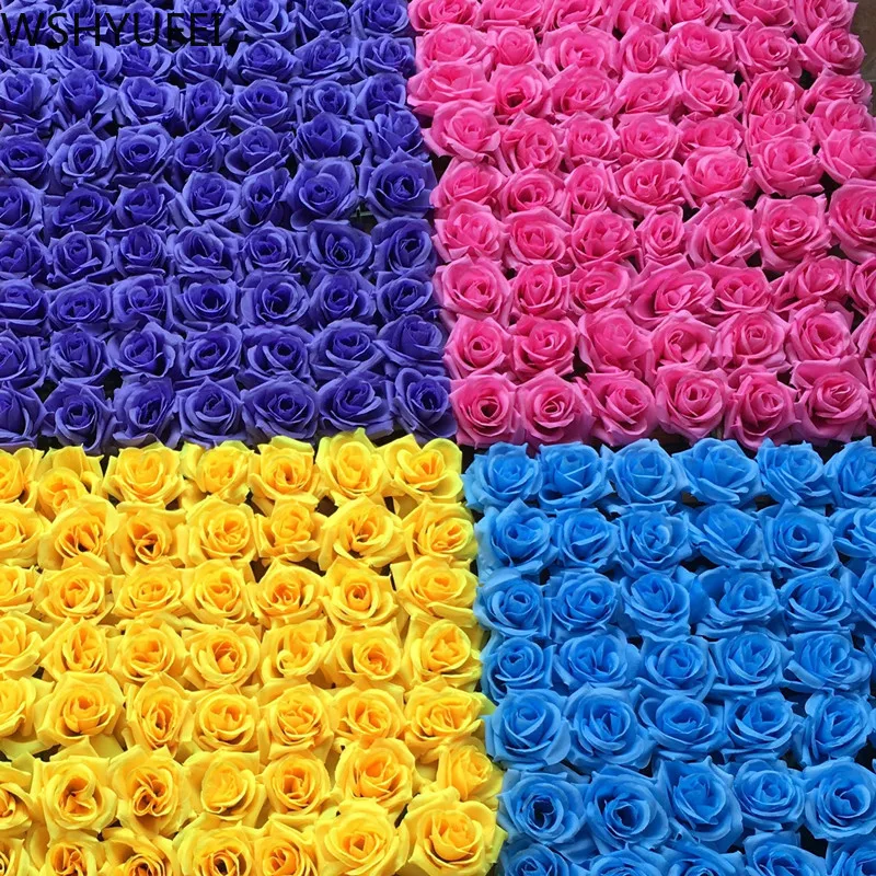 60x40 см искусственные шелковые розы цветы на стену свадьбу Рождественское