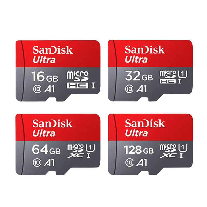 Sandisk Ultra Micro SD карта 128 ГБ 32 64 256 16 8 200 400 гб|Аксессуары для демонстрационных стендов| |