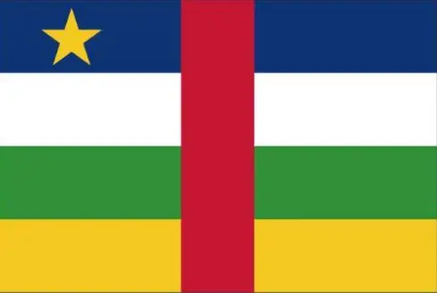 

90*150cm CAF The Central African Republic Flag