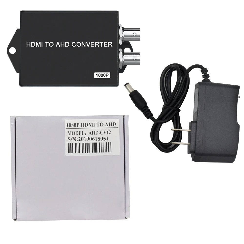Новый hd видео конвертер с 2 CH BNC AHD выходным портом HDMI 1 in port в для камеры