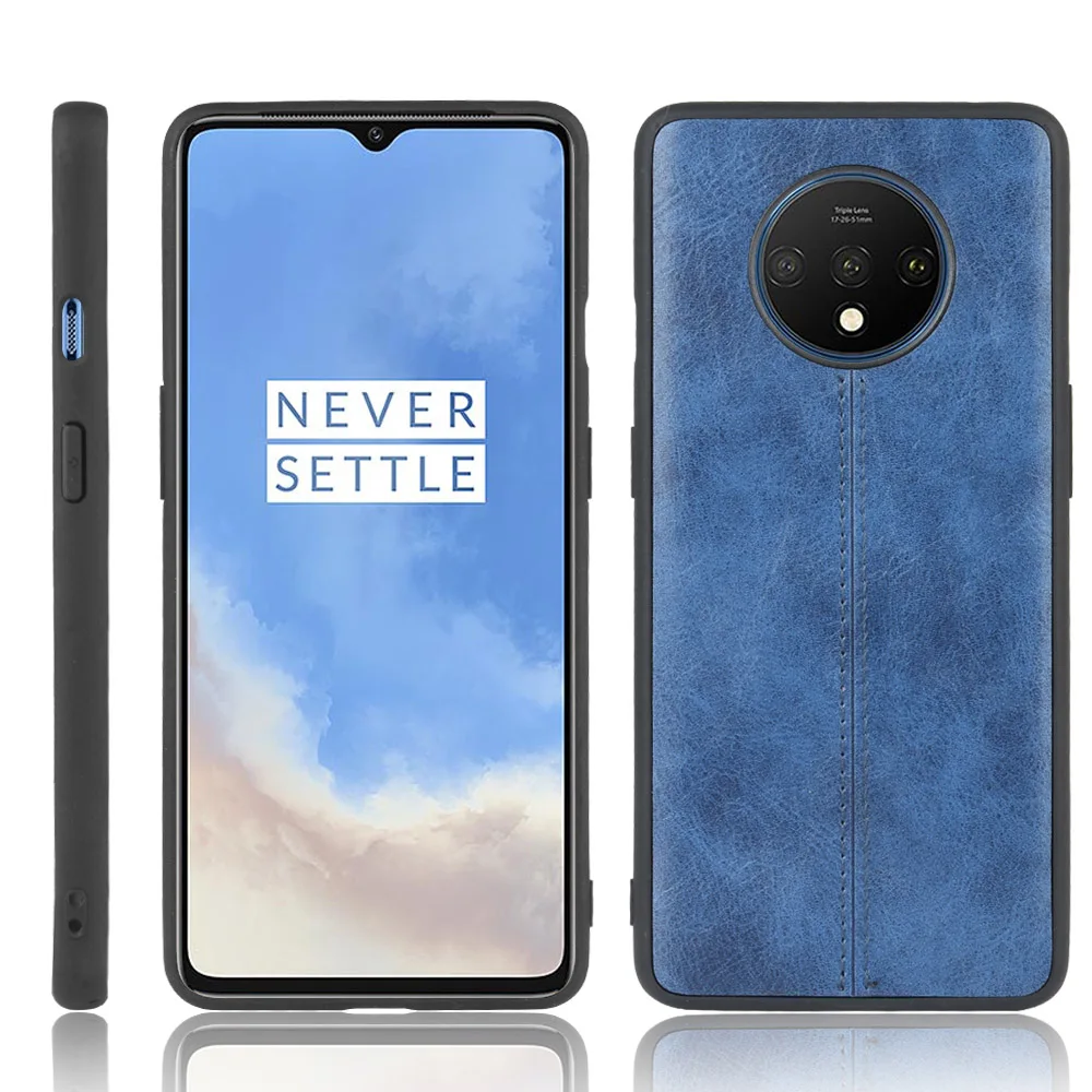 Чехол для OnePlus 7T 7 Pro чехол телефона Oneplus 6T роскошный кожаный накладка в деловом