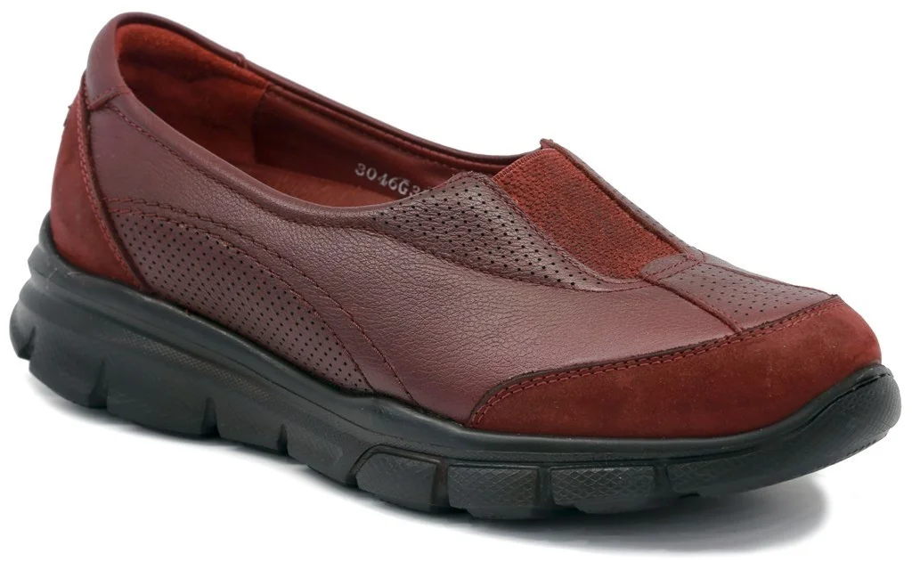 

Forelli 29432 BURGUNDY Women Shoes Orthopedic