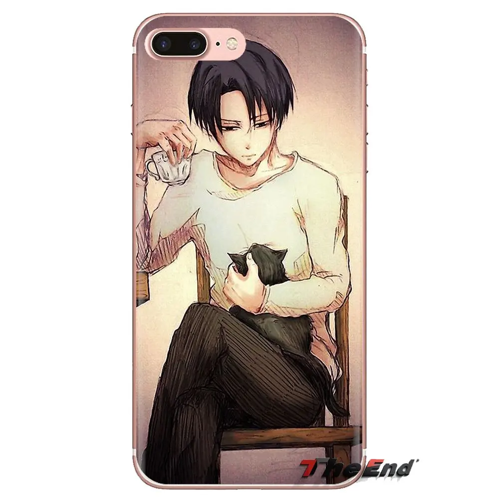 Для Xiao mi 4 5 5s 6 A1 A2 5X6X8 9 Lite SE Pro Max Mix 2 3 2S чехлы для телефонов Levi Ackerman Attack on Titan AMV |