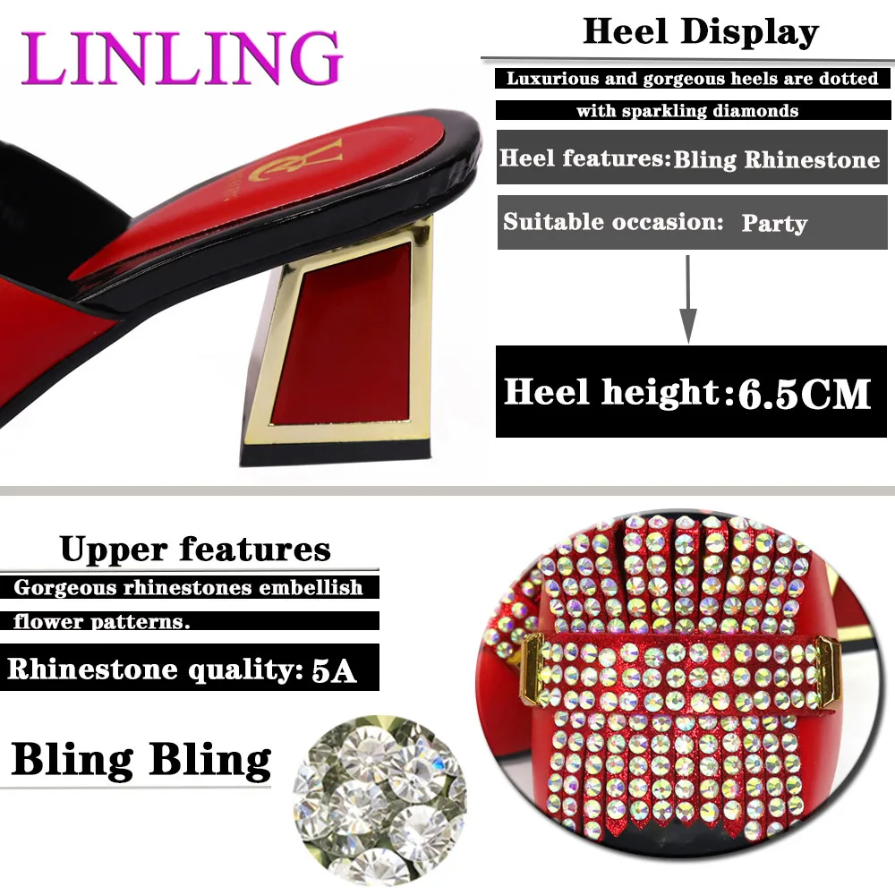 

Summer Woman Slippers Fashion 2021 Light Heel Open Toe Ladies Shoes Sweet Style for Royal Wedding Party Comfortable Sandals