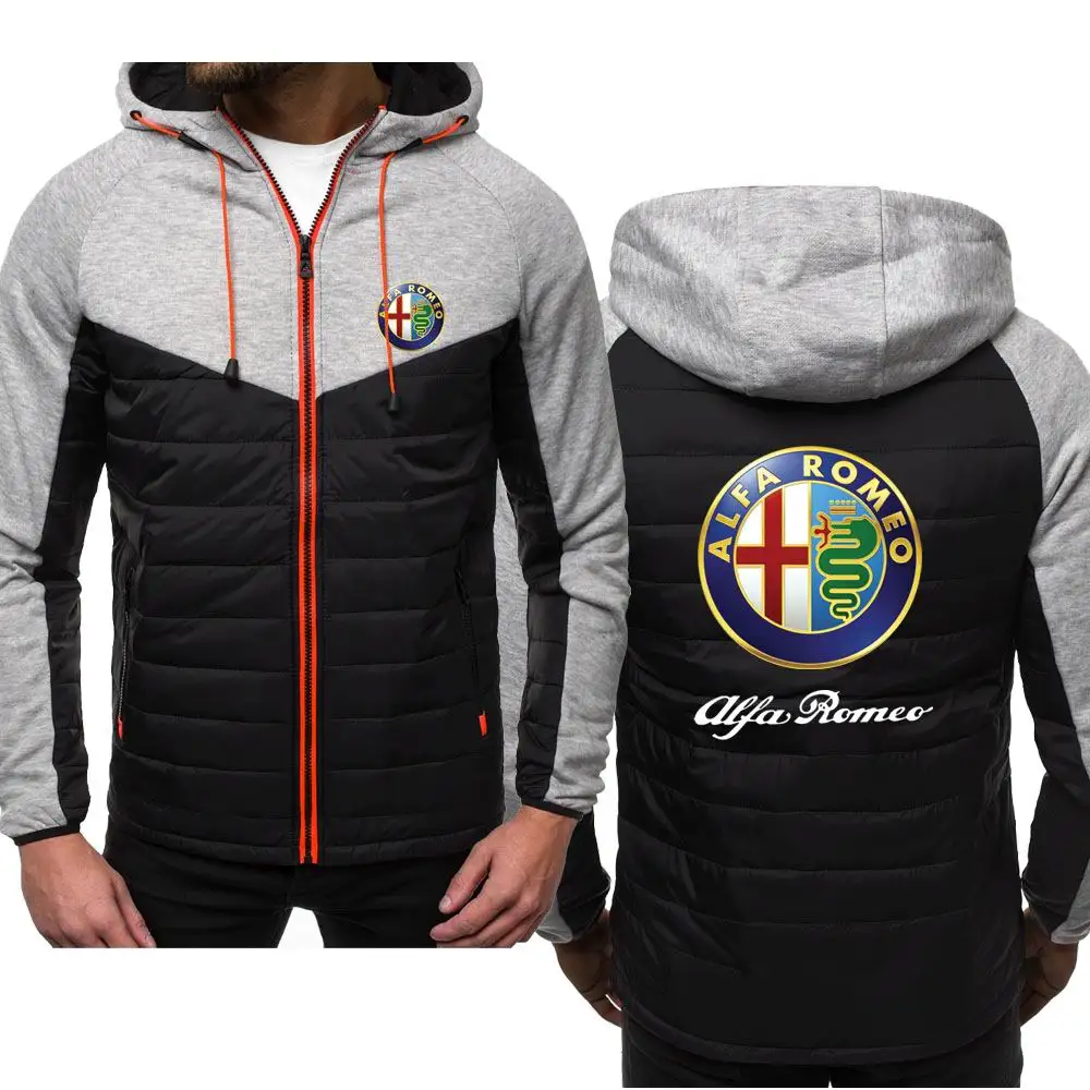 

2021 New Men Hoodies for ALFA ROMEO Tools Spring Autumn Jacket Casual Sweatshirt Long Sleeve Zipper Hoody