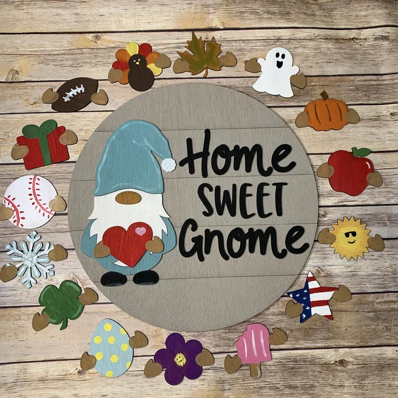 

1 Set High-quality Welcome Wooden Board Home Decoration Door Wall Decoration Warm Handmade Wooden Door Hanger Decoration Plaque
