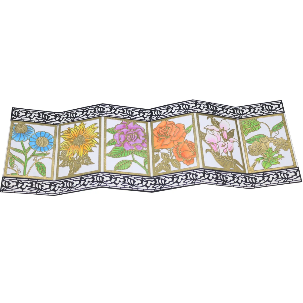 6 стилей Прямоугольные рамки комбинированные металлические режущие штампы формы