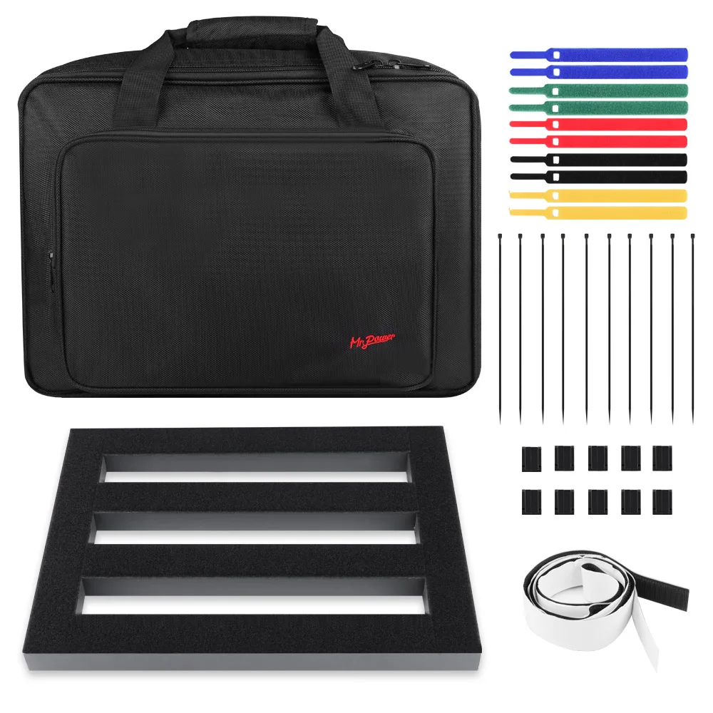 Педаль для электрогитары гитарная доска эффектов черная алюминиевая педаль