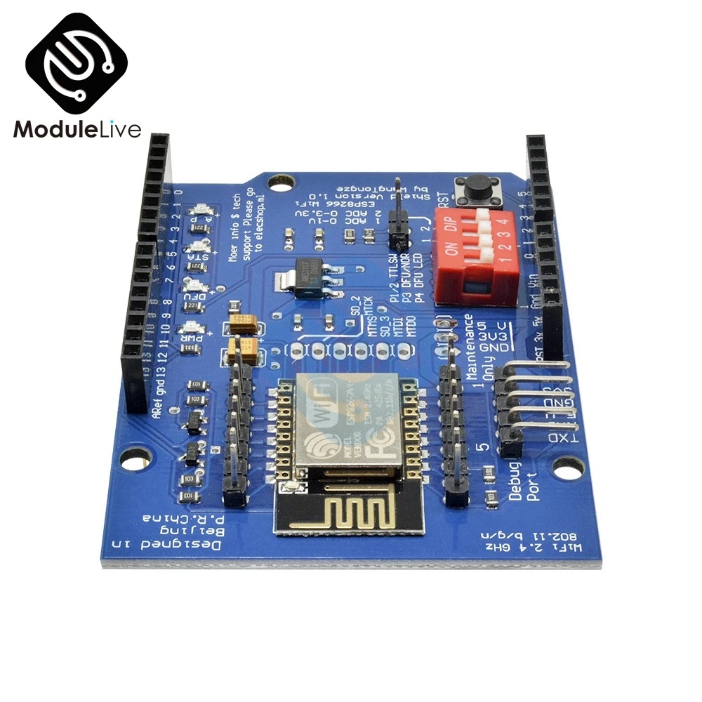 ESP8266 ESP 12E UART Wi Fi беспроводной щит макетная плата модуль для Arduino UNO R3 Mega 3 В