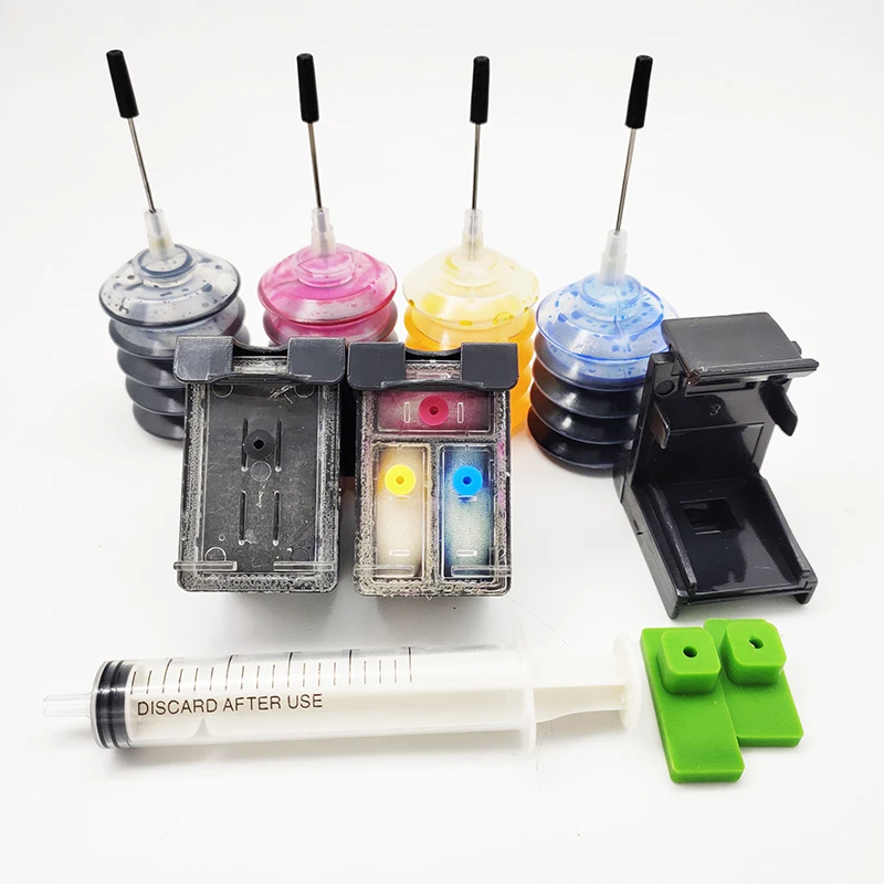

Vilaxh refillable for HP678 678XL Ink Cartridge for HP DeskJet 1018 1515 2515 2545 1015 1518 2548 2645 2648 3515 3545 3548