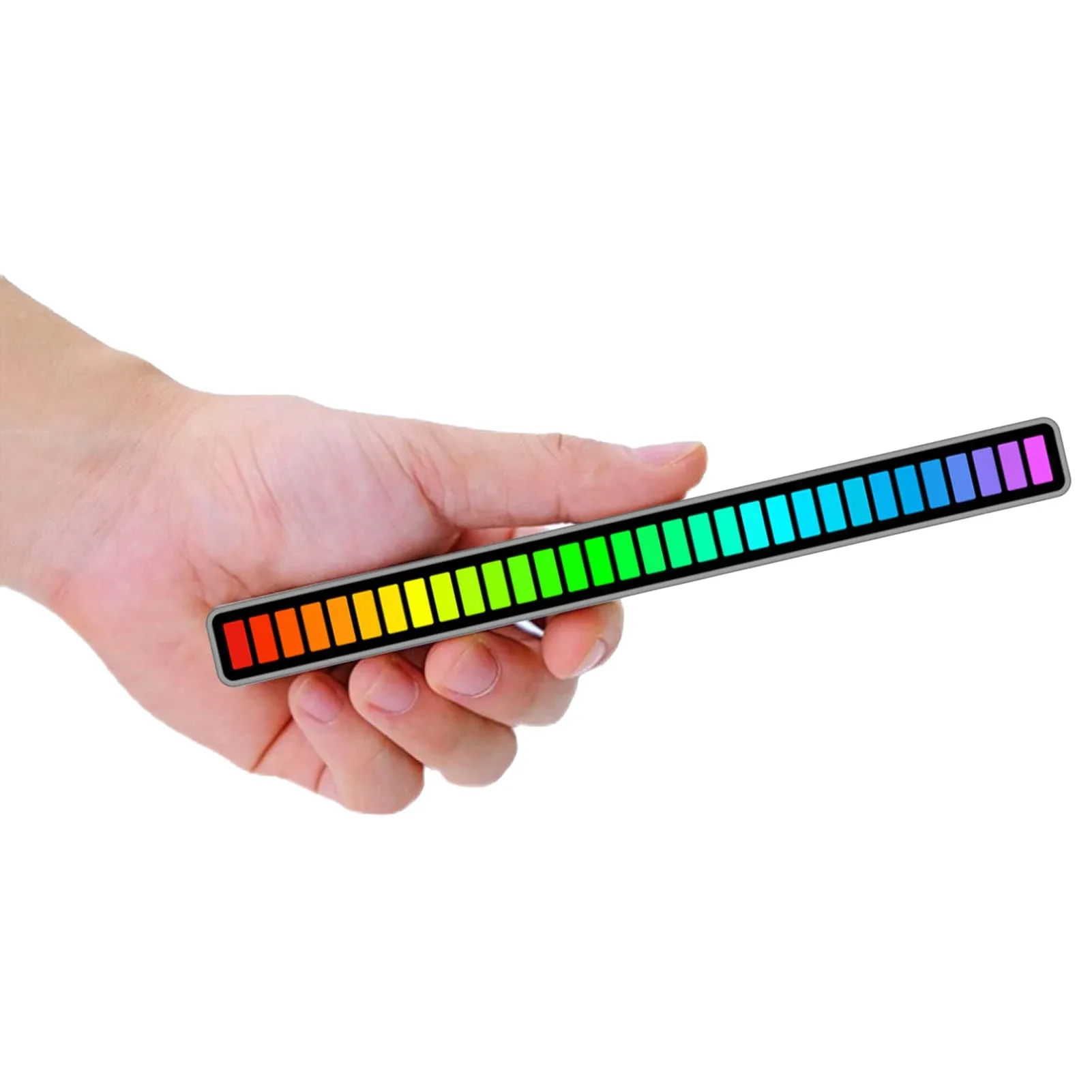 

RGB-ламсветильник с голосовым управлением, 32 светодиода, 18 цветов, USB