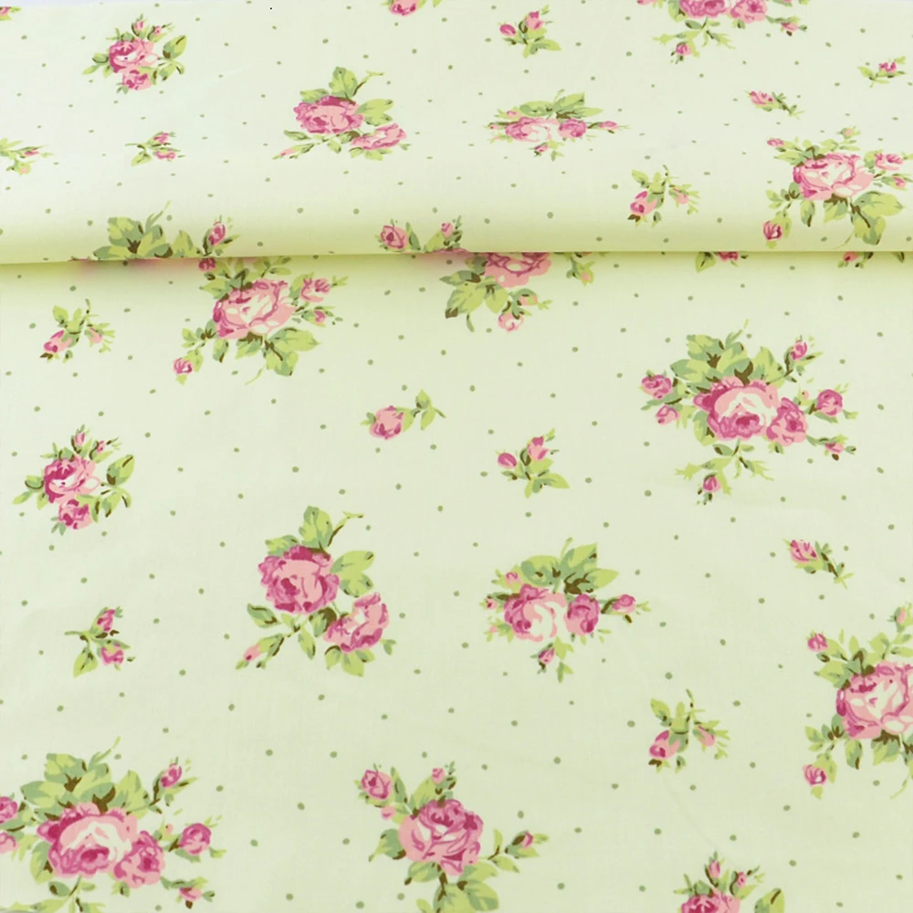 Booksew Half Meter Pink Little Flower 100% Cotton Fabric 50cmx160cm/piece Tissue Tecido Telas Tloth Quilting Patchwork Sewing|patchwork sewing|100%