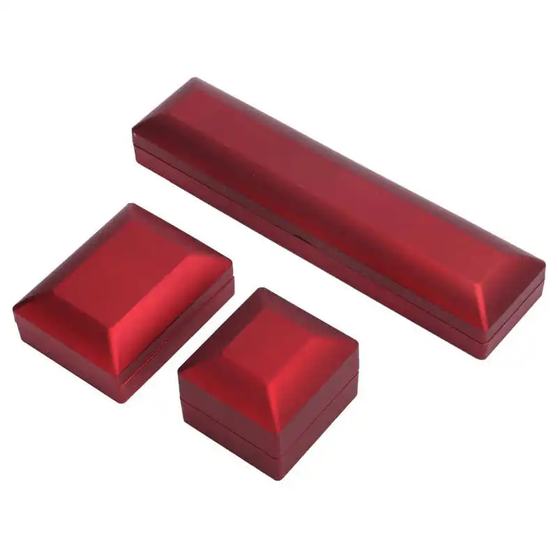 3 шт. Подарочная коробка для ювелирных изделий светодиодный чехол подвеска