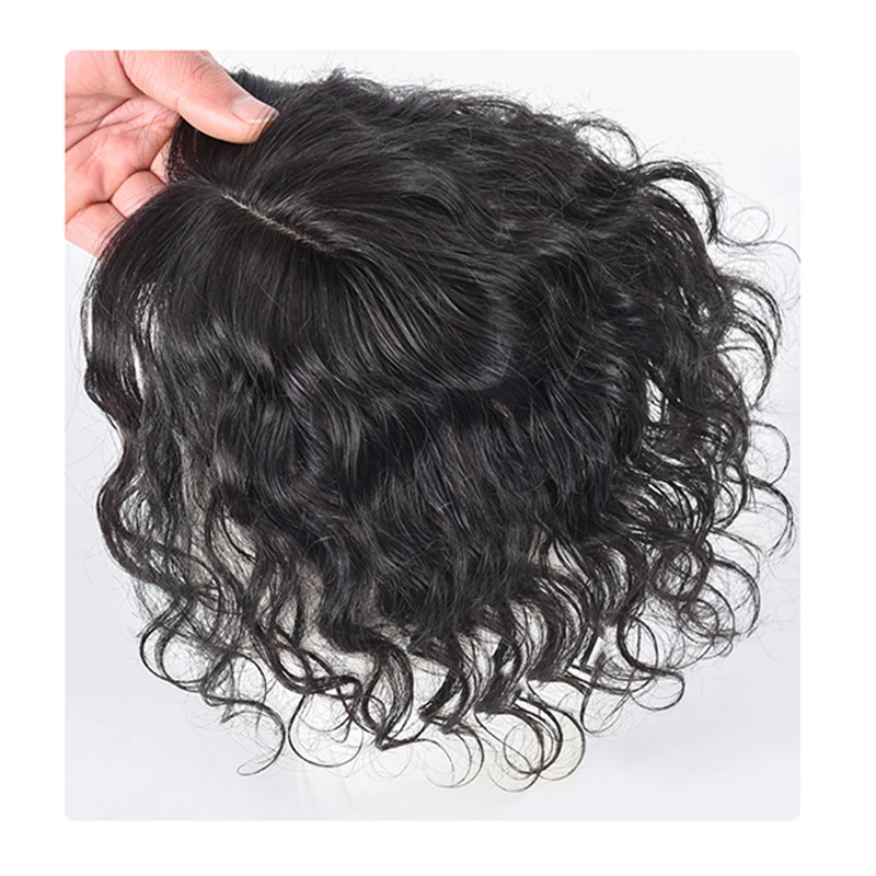Бразильские человеческие волосы 8 дюймов, не Реми, черные, коричневые волосы для парика, кудрявые волосы, сменный зажим в волосах, наращивани... от AliExpress WW