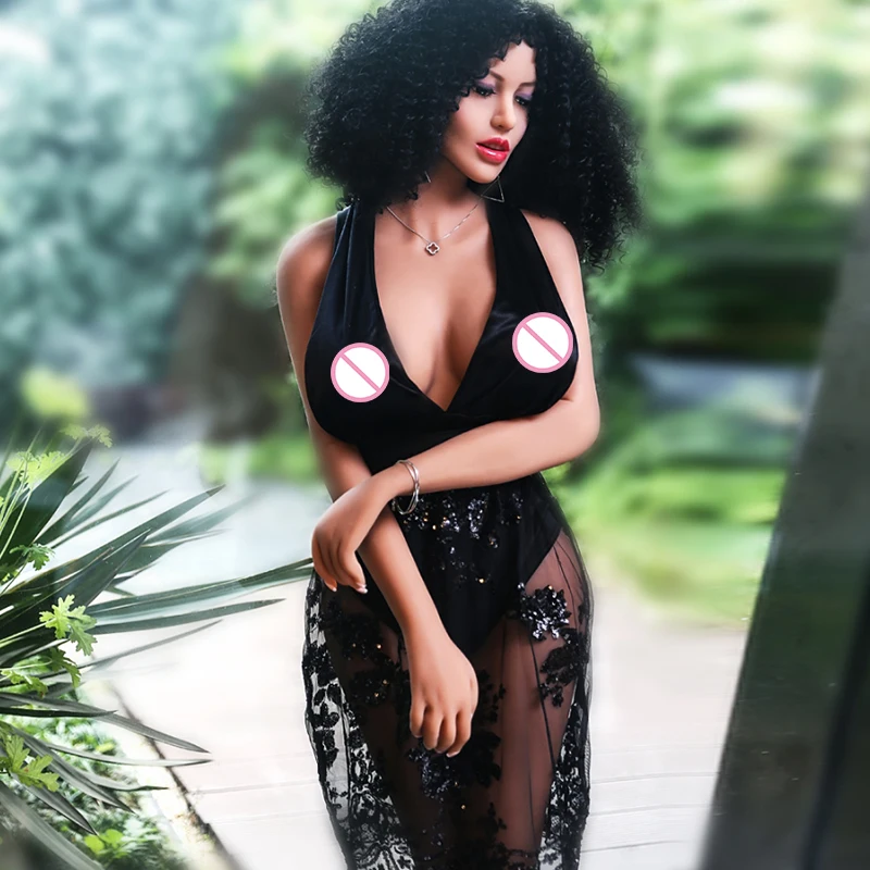 Черная секс кукла для мужчин 158 см взрослых металлический скелет полностью