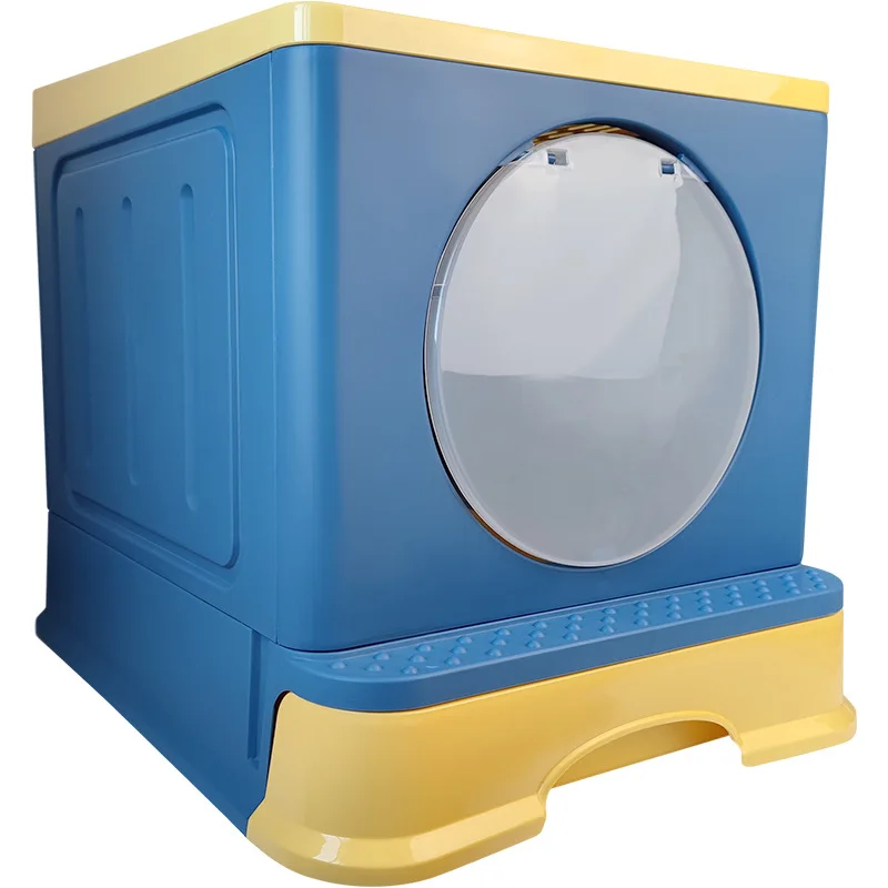 Поднос для туалета домашних животных Большая вместительная Складная кошачий