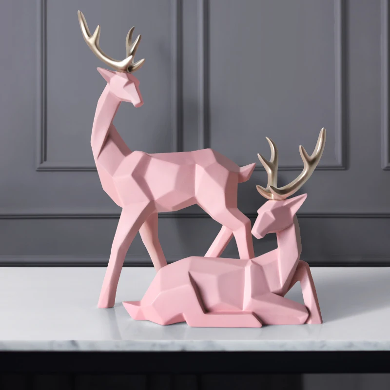 Украшение в скандинавском стиле с оленем креативные домашние аксессуары для