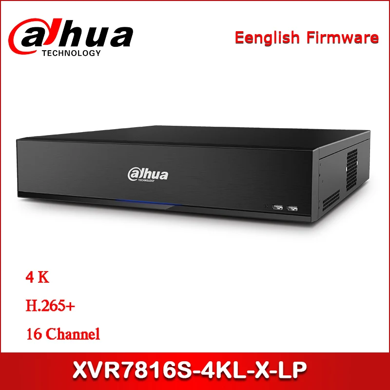 Dahua XVR XVR7816S 4KL X LP 16 канальный Penta brid 4K 2U Цифровой видеорегистратор поддерживает 32