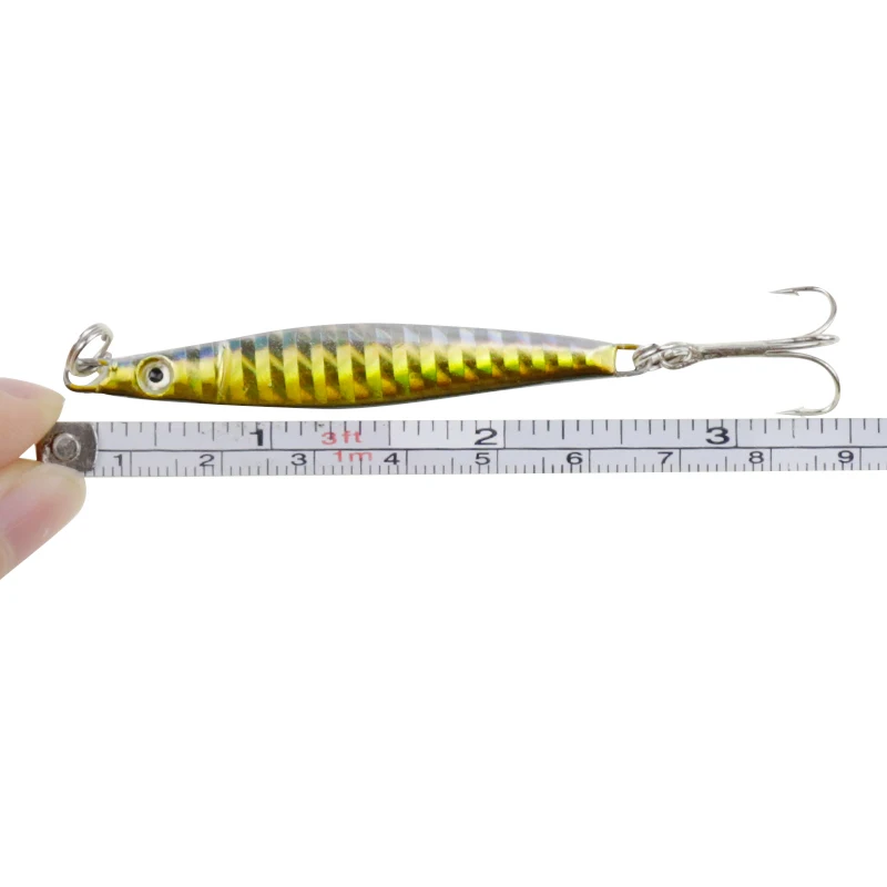 4 шт. 14 дюймов приманка для джиггинга металлическая свинцовая жесткая