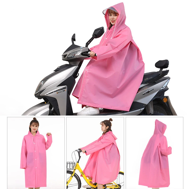 Длинный полноразмерный непромокаемый дождевик для мужчин и женщин велосипедное