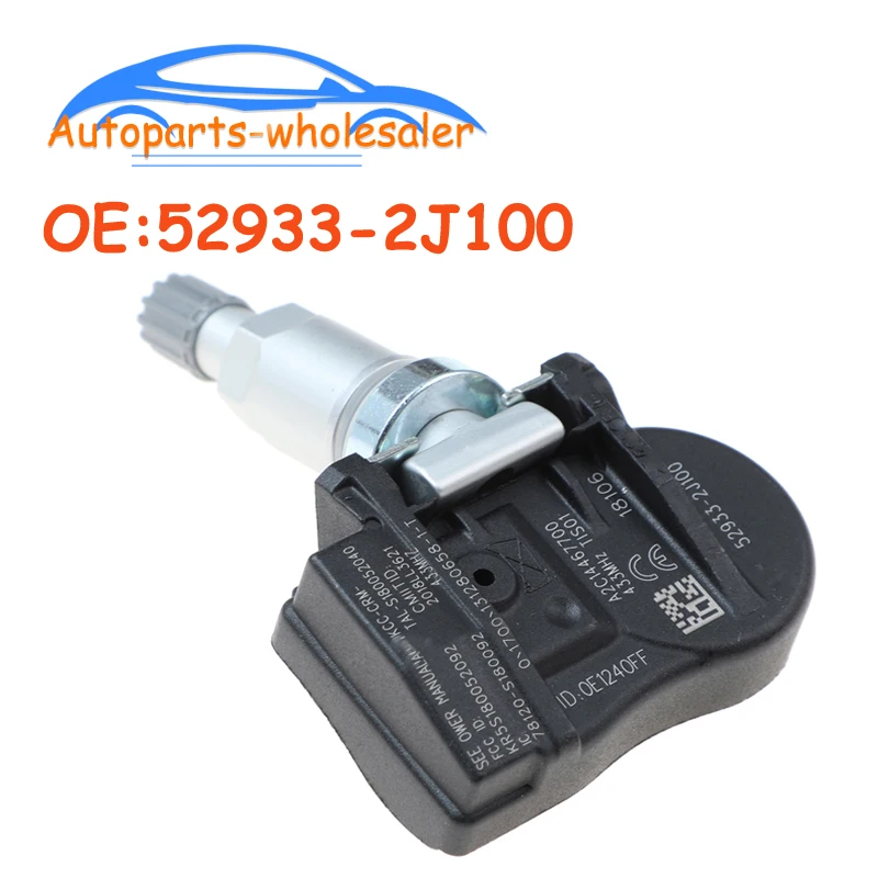Автомобильный датчик давления в шинах TPMS 52933-2J100 529332J100 для Kia Sorento - Цена: 652.27