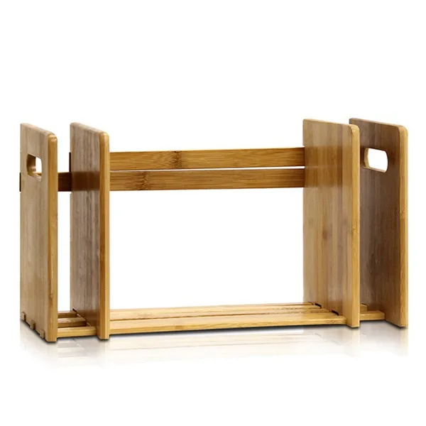 Бамбуковая полка для книг книжная настольный книжный шкаф мини органайзер офиса