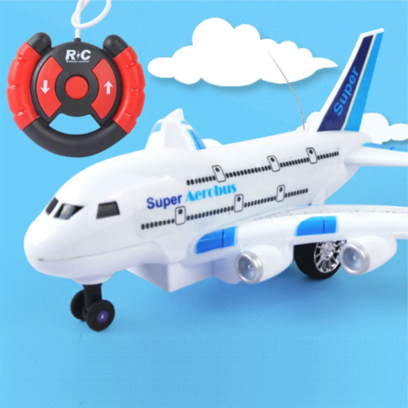 Детские самолет планер игрушки Электрический музыкальный светильник