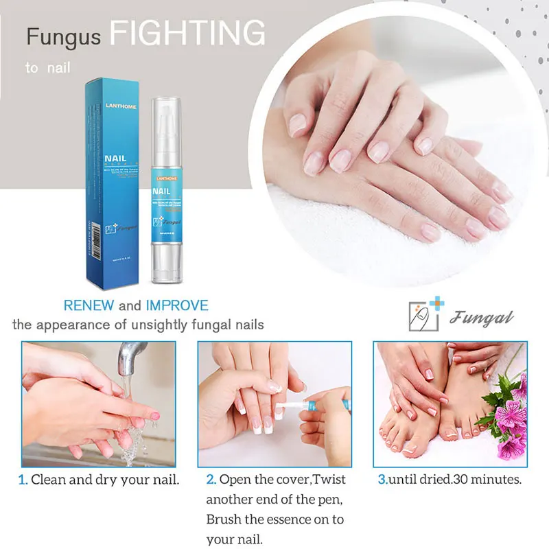 Powerful Nail Treatment Pen Onychomycosis Paronychia Anti Fungal Nail Infection Chinese Herbal Toe Fungus Care Repair Serum