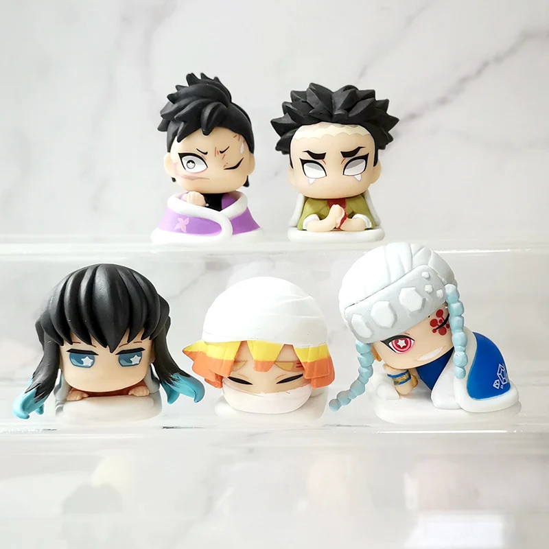 Экшн фигурка из ПВХ no Yaiba Nezuko Tanjirou Zenitsu Giyuu Inosuke 5 шт./компл. см|Игровые фигурки и