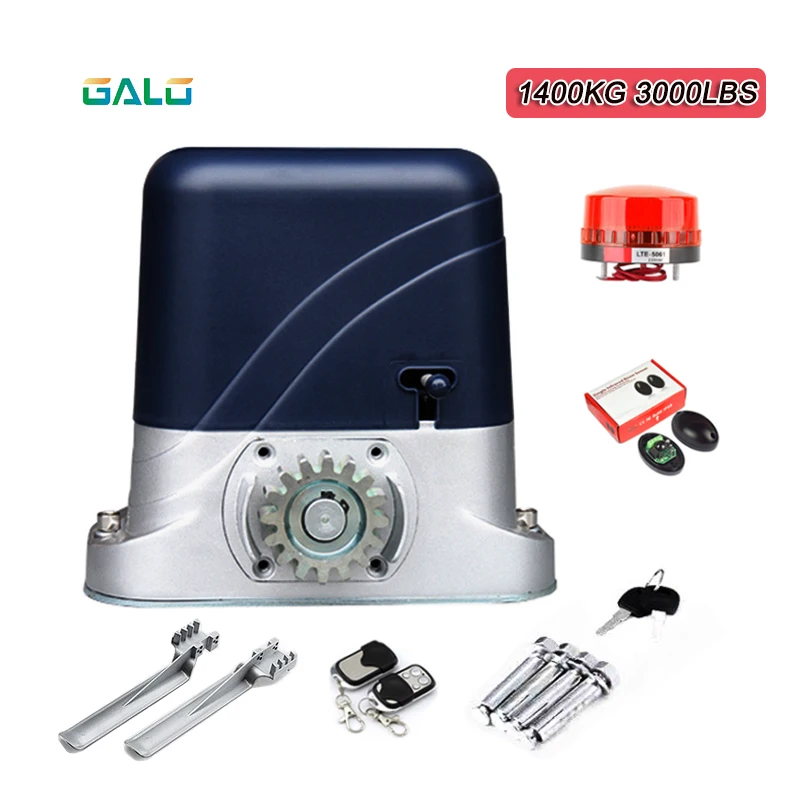 

AC600-1400KGS Rack Driven Sliding Gate Opener Closer Motor Gearwheel Moto For House Garden Sliding Fence Gate Up To 3000 Pounds